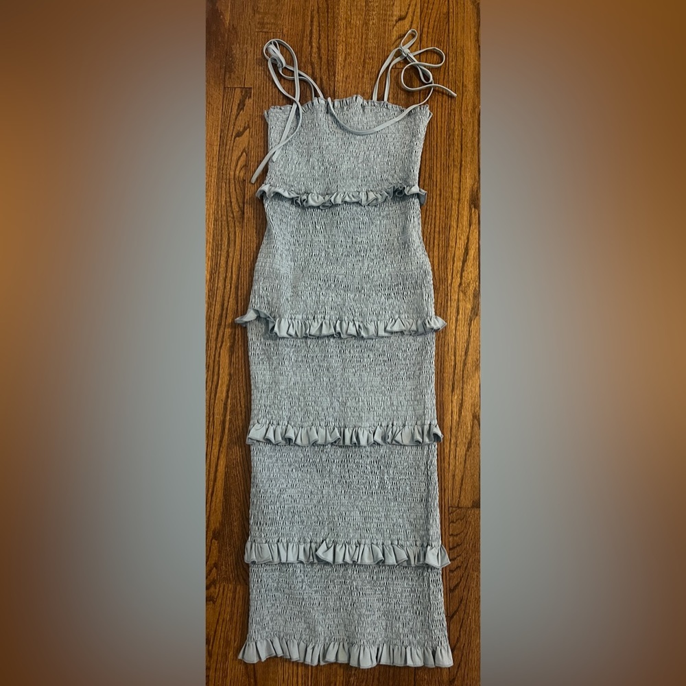 Smocked long dress